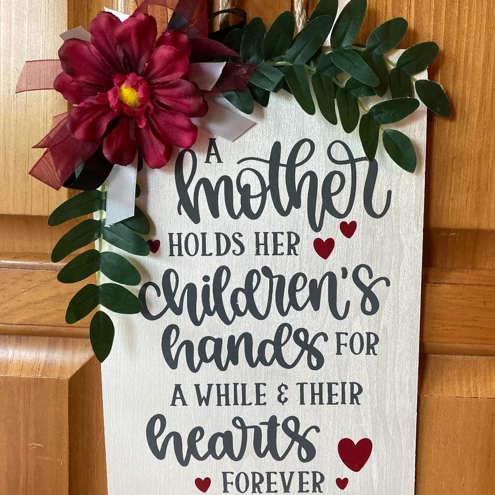 Hand Crafted Wooden Sign